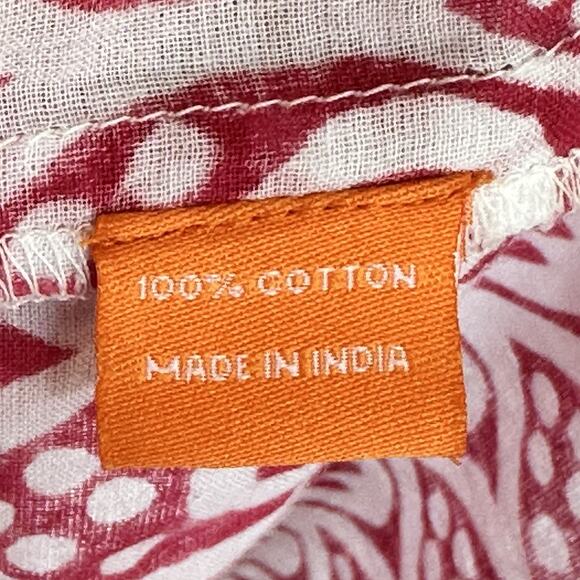 Oliphant Ombre Tunic Top Beach Cover Up Pink Small Boho Art To Wear - Picture 4 of 9